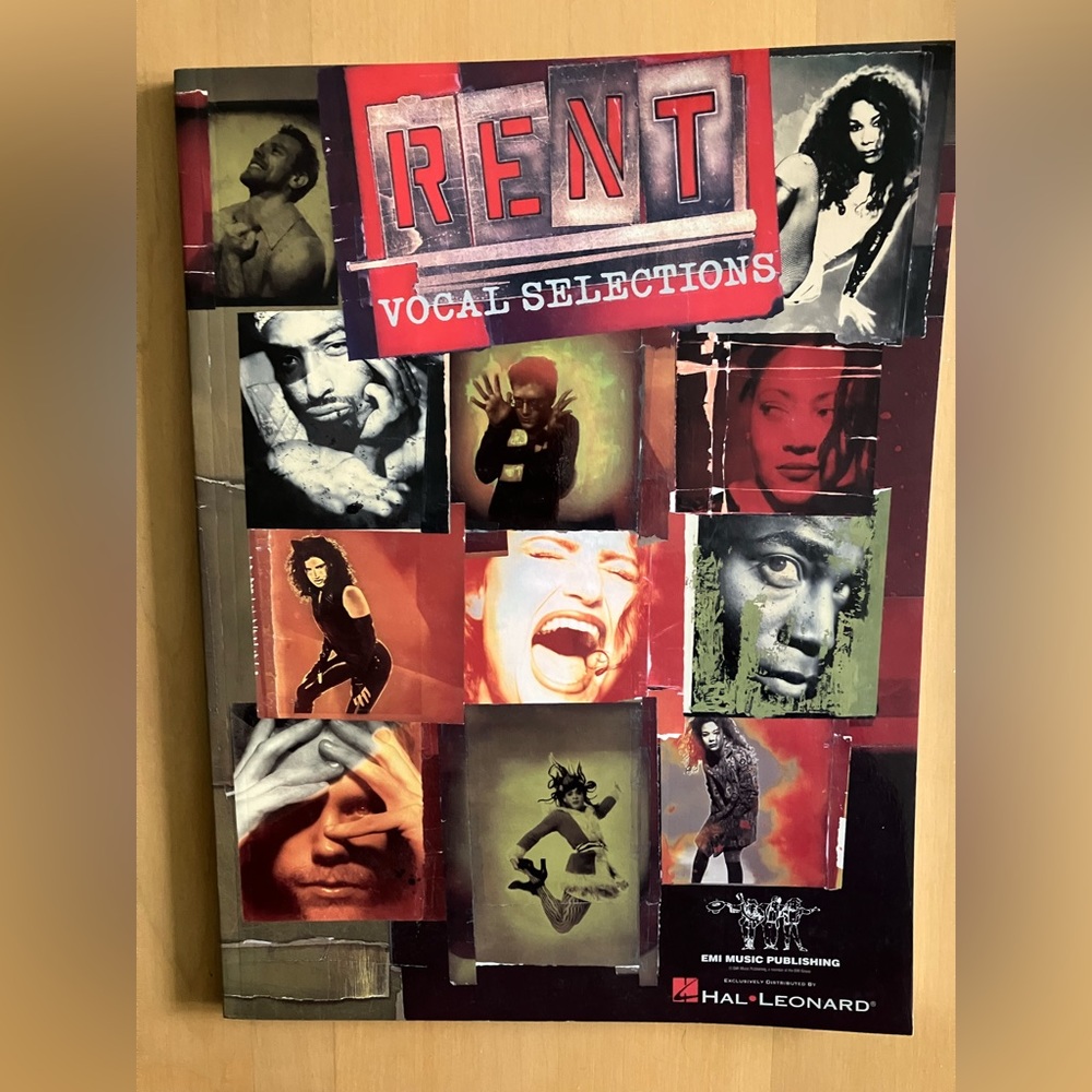 Rent Vocal Selections Music Piano Book | Broadway Musical